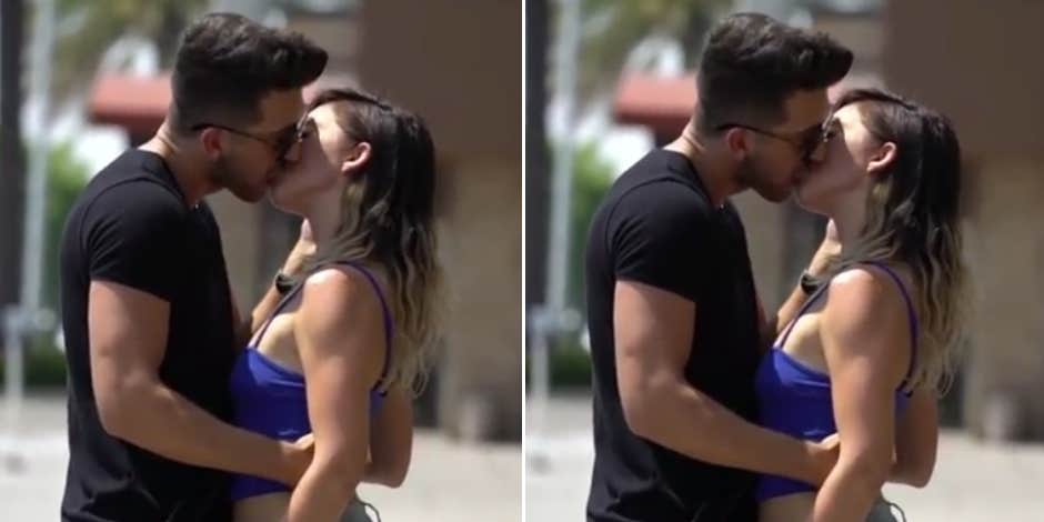 Kissing prank discount